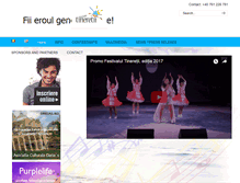 Tablet Screenshot of festivalultineretii.ro